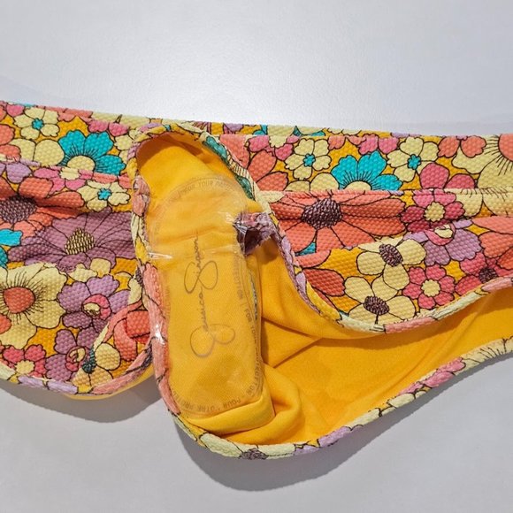 Jessica Simpson Floral Rendezvous High Waisted Swim Bottoms - Picture 4 of 7